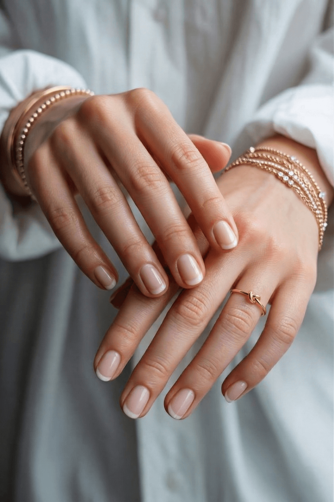 Knot Ring — minimal gold band with sailor's knot